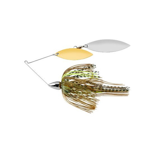 War Eagle Spinner Baits WE38NW22 Nickel Frame Double Willow Spinnerbait with Sexy Mouse Lure