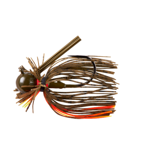 WAR EAGLE SPINNER BAITS WE38HFJ121 3/8 oz Green Pumpkin Orange Jig