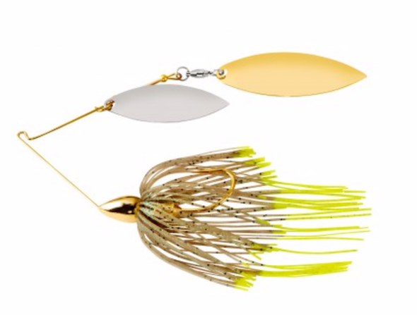 WAR EAGLE Spinner Baits War Eagle Gold Frame Double Willow Spinnerbait Hot Mouse WE12GW12