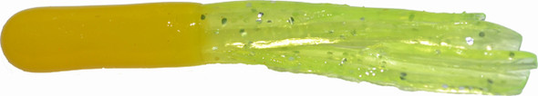 GSM Fishing 15CRTU31 1.5-Inch Crappie Tube with Yellow/Chartreuse Melon Finish