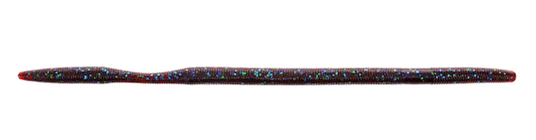 GSM Fishing 10-inch Oki Worm Floater Plum Apple - 6 Pack