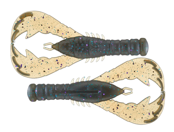 GSM Fishing 4-Inch Yama CRAW / Mowed Grass Bait (6 Pack) - Effective for Freshwater and Saltwater Fishing