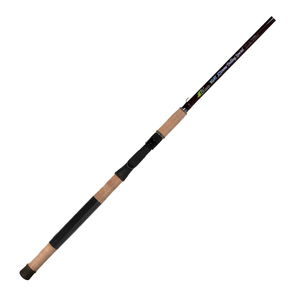 GSM Fishing Phenix Crank XG Cast 7' One-Piece Medium Heavy Fishing Rod - Red