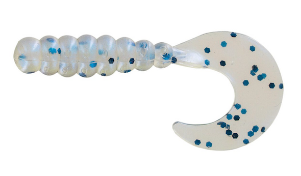 GSM Fishing BB 2-Inch Fat Grub Blue Pearl Pepper, 10-Pack