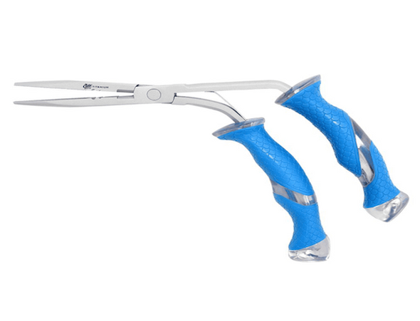 GSM Fishing CUDA 9-Inch Stainless Steel Pistol Grip Pliers with Titanium Bonded Tips