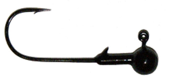 GSM Fishing BBJ18-03 1/8 oz Black Ball Jig Head