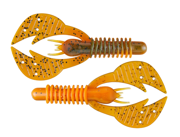 GSM Fishing 3.75" Kamikaze Craw / Alabama Craw Bait (6 Pack) - Part Number BBB-375KMCRW-02