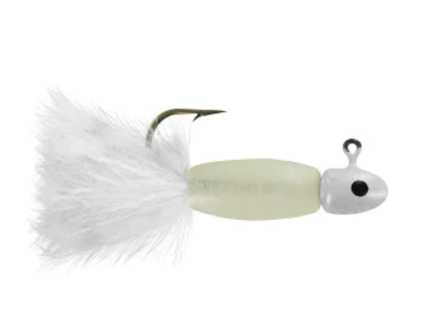 GSM Fishing 1.5-inch Lindner Panfish Special Glo/PL Tail - 5 Pack