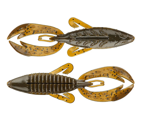 GSM Fishing Rojas Fighting Frog Green Pumpkin 5-Inch Soft Plastic Baits (5 Pack)