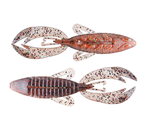 GSM Fishing Rojas Fight Frog 4-Inch Big Texas Purple Flake Lures (7-Pack)