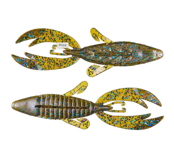 GSM Fishing 4-inch Rojas Fighting Frog Tilapia Lures – Pack of 7