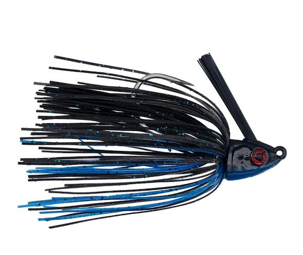 GSM Fishing RL DL Deflect Swimjig 3/8 oz. Black/Blue – Versatile Saltwater and Freshwater Lure
