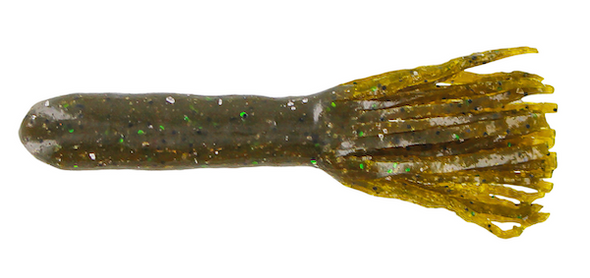 GSM Fishing 4-inch Tour Flipper Tube in Green Pumpkin Money (8 Pack) - Part Number BBB-SSTUB4-05