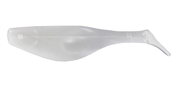 GSM Fishing 3" Shad White - Pack of 10