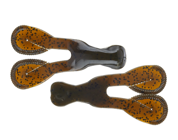 GSM Fishing 3.5" Scentsation Ramtail Green Pumpkin (6 Pack) | Part Number BBB-SCTRAMT-01