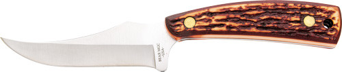 Bear & Son UPSwept Skinner 3.1 Knife with Leather Sheath