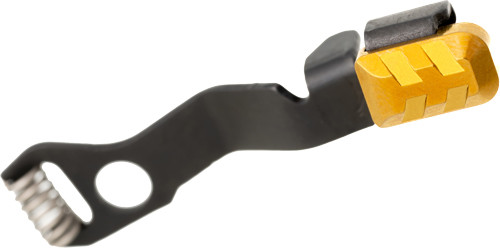 Tyrant CNC Extended Slide Release Stop for Glock 42, 43, 43X, and 48 - Part #TDGSTOP48GOLD