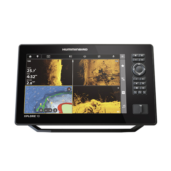 Humminbird XPLORE 10 Control Head Only - 10" HD Touchscreen Fish Finder with MEGA Imaging+ and Built-in GPS