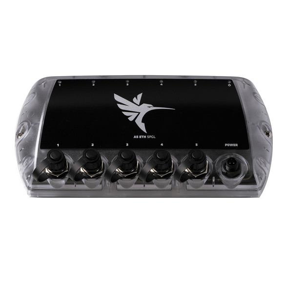 Humminbird AS-ETH-5PGL 5 Port Ethernet Switch for Fish Finder Networks