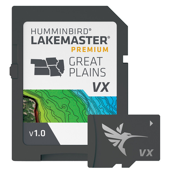 Humminbird LakeMaster VX Premium - Great Plains Mapping Solution