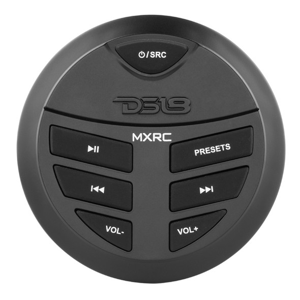 DS18 MXRC Marine Stereo Wired Remote Control - Waterproof Marine Audio Remote