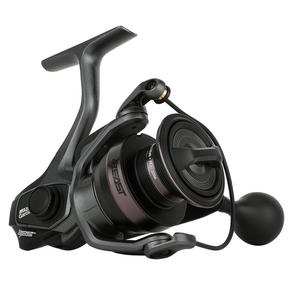 Abu Garcia Beast Spinning Reel BST4000H - Heavy-Duty Saltwater Fishing Reel with Power Stack Carbon Drag