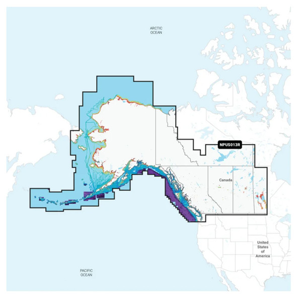 Navionics Platinum+ NPUS013R Marine Mapping for Canada and Alaska with Daily Updates