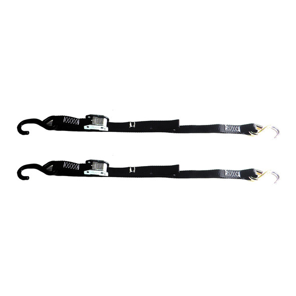Rod Saver Utility Tie-Down Set - 1 inch x 6 feet with Heavy-Duty Cam Buckle and Handles