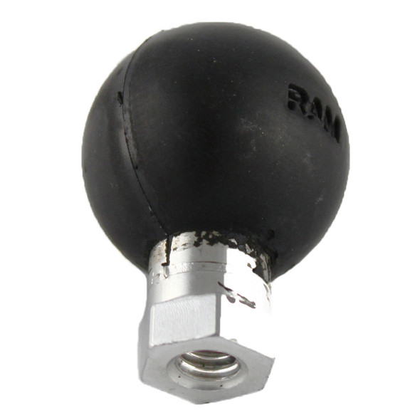 RAM Mounting Systems RAM-B-337U 1/4-Inch-20 Female Threaded Hex Hole with 1-Inch Rubber Ball