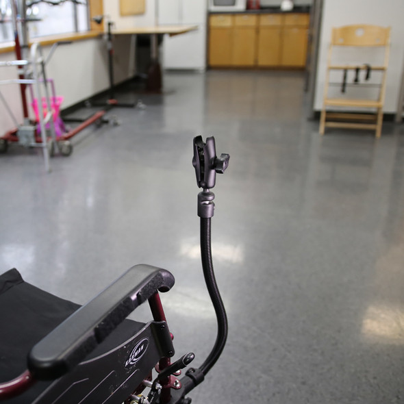 RAM Mounting Systems RAM Tough-Claw with 26-Inch Flex-Rod Extension for Wheelchairs