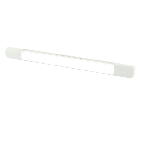 Hella Marine LED Surface Strip Light - White 24V, No Switch, Sealed Marine Lighting
