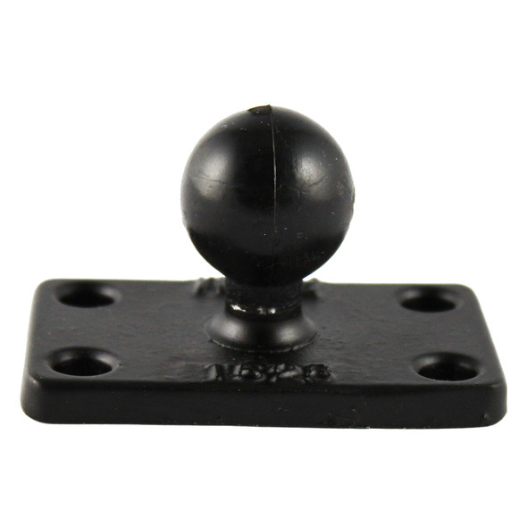 RAM Mounting Systems RAM-B-202U-1525 Rectangle Base with 1-Inch Ball for Secure Vehicle Mounting