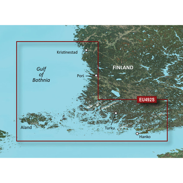Garmin BlueChart g3 Vision HD VEU492S Coastal Marine Chart for Kristinestad to Hanko