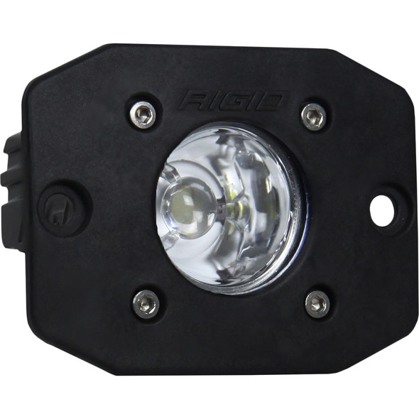 RIGID Industries Ignite Flush Mount Flood Light - Single - Black (Part 20621)