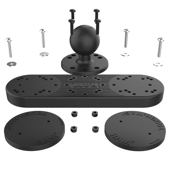 RAM Mounting Systems RAM Tough-Mag Double Magnetic Ball Base (Part #RAM-202-333-MAG88U)