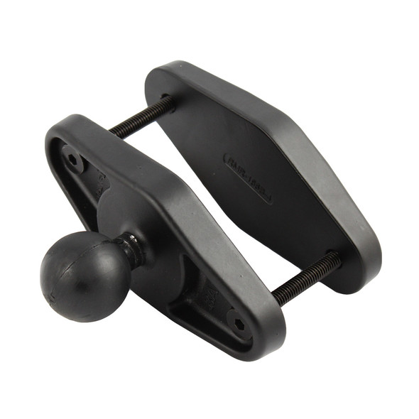 RAM Mounting Systems Square Post Clamp Base 4-Inch Wide with 1.5-Inch Rubber Ball