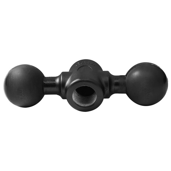 RAM Mounting Systems RAM-217-3U Double Ball Adapter with 1/2" NPT Threaded Hole
