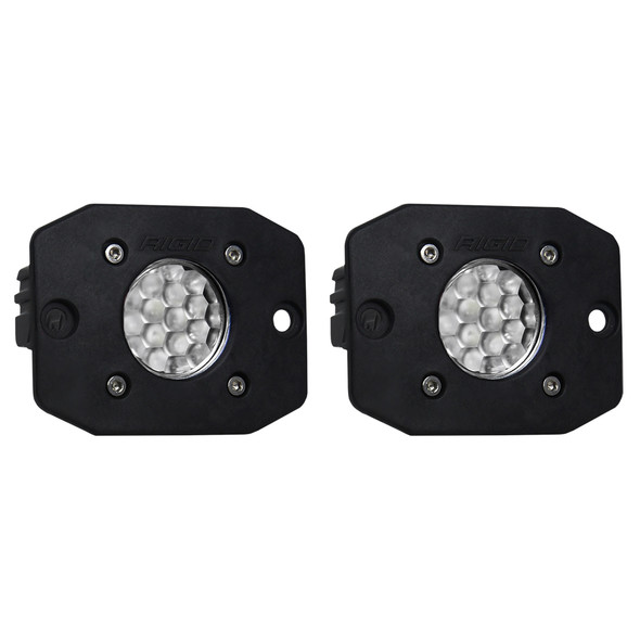 RIGID Industries Ignite Flush Mount Flood Light - Black (Part No. 20641)