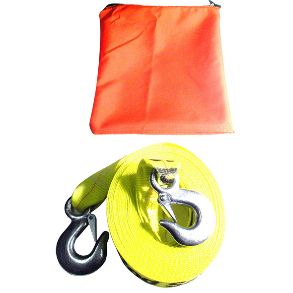 Rod Saver Emergency Tow Strap - 10,000 lb Capacity for Marine Use