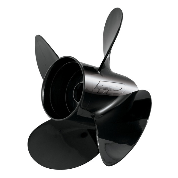 Turning Point Hustler LE-1421-4L Left Hand Aluminum 4-Blade Propeller – 14" x 21" Pitch for Marine Applications