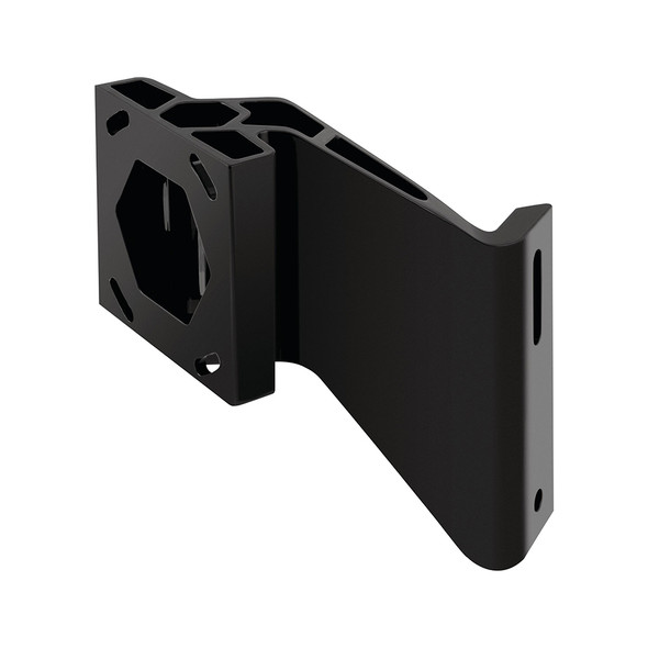 Minn Kota Raptor Jack Plate Adapter Bracket - Port Side, 2-Inch Setback, 4-Inch Rise, Black