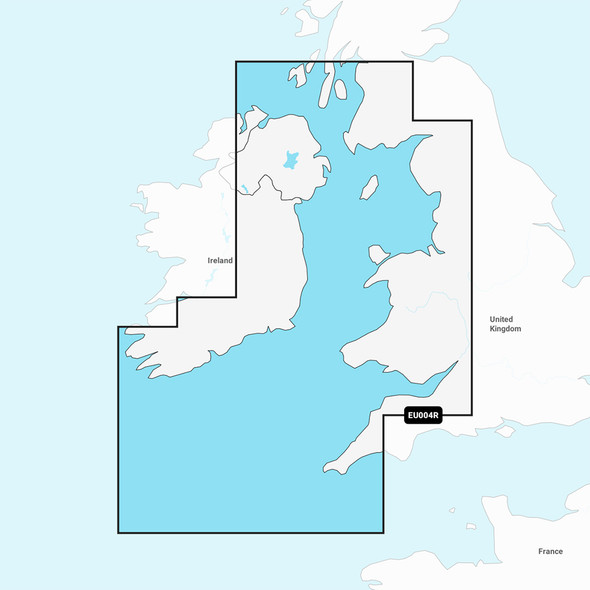 Garmin Navionics Vision+ NVEU004R Irish Sea Marine Chart