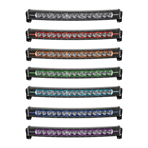 RIGID Industries Radiance+ Curved 30-Inch RGBW Light Bar for Off-Road Vehicles