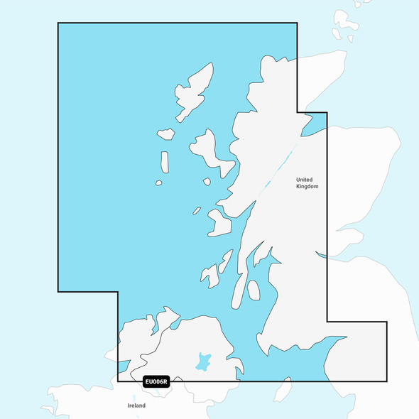 Garmin Navionics Vision+ NVEU006R Marine Chart for Scotland West Coast