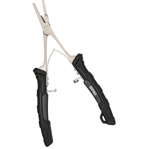 Rapala 7-inch Precision Forceps with Built-in Line Scissors and Locking Handles