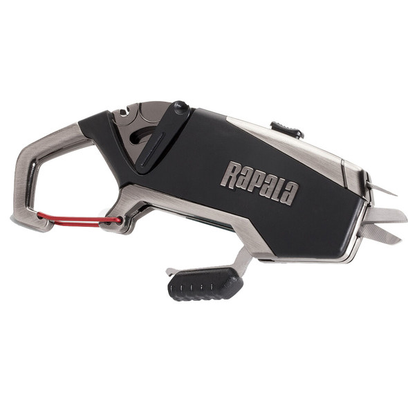 Rapala RFMT Fisherman's Multi-Tool with Retractable Line Scissors and Soft Grip Handles