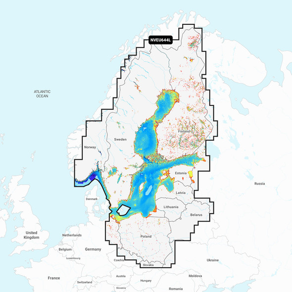 Garmin Navionics Vision+ NVEU644L Baltic Sea Marine Mapping Card