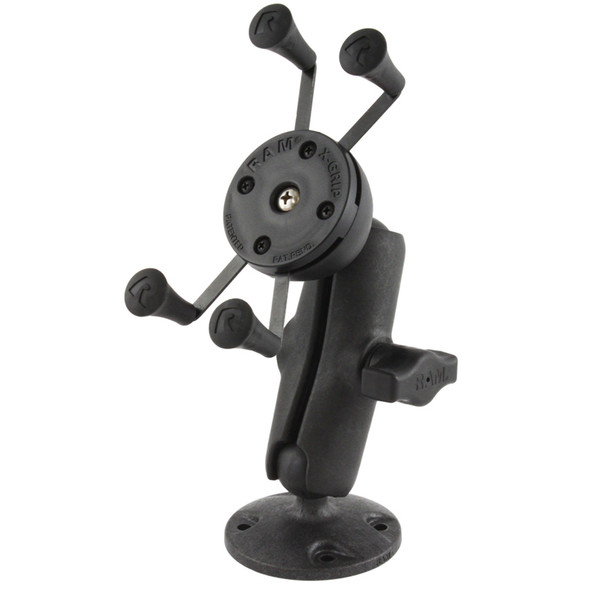 RAM Mounting Systems Universal X-Grip Phone Holder with Composite Surface Mount - Part #: RAP-B-138-UN7