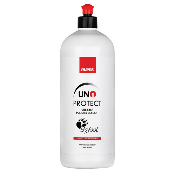 RUPES Uno Protect All-In-One Polish & Protectant 33.8oz - High-Gloss Finish with Up to 90-Day Durability