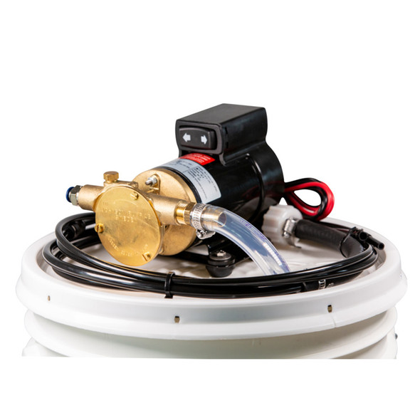 Johnson Pump Oil Change Bucket Kit with Flex Impeller F3B-19 for Easy Liquid Transfers